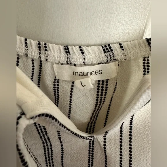 Maurice’s Size Large striped spaghetti strap midi dress - Picture 2 of 3